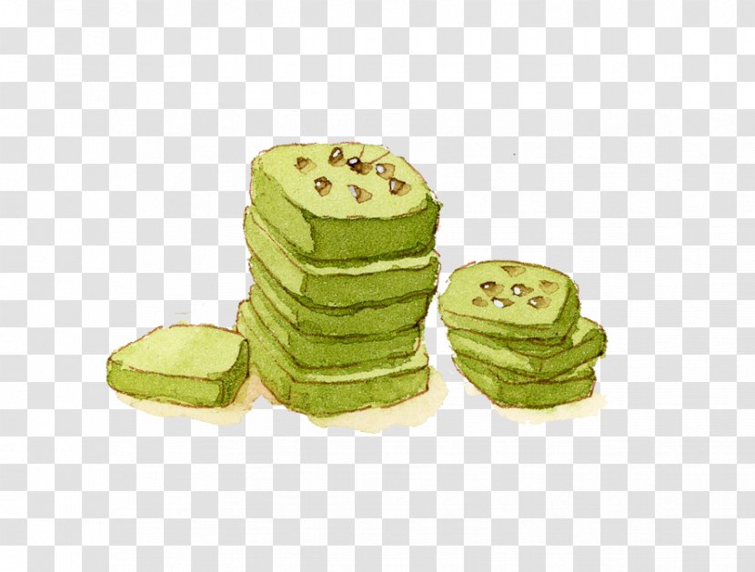 Green Tea Ice Cream Matcha Cookie - Cookies Transparent PNG