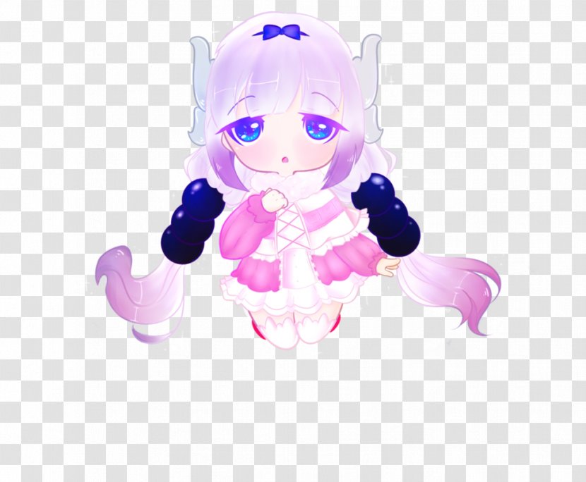 Doll Pink M Figurine RTV - Purple - Kanna Kamui Transparent PNG