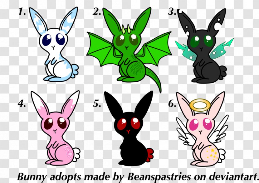 Domestic Rabbit Pony Hare Easter Bunny Angel - Drawing Transparent PNG