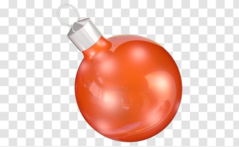 Orange Christmas Ornament Fruit - Sphere 01 Transparent PNG