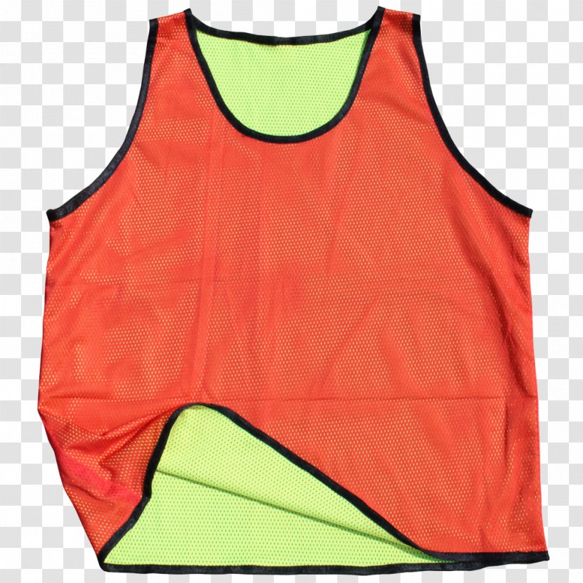 Gilets T-shirt Bib Jersey Sleeveless Shirt - Yellow - Bibs Transparent PNG