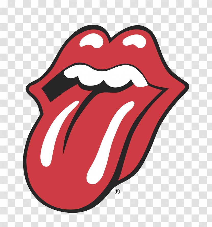 The Rolling Stones A Bigger Bang Tongue Logo - Watercolor - Stone Transparent PNG