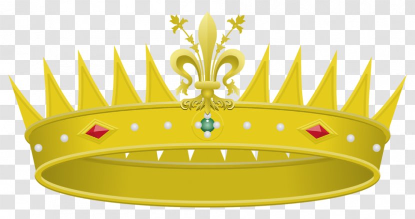 Grand Duchy Of Tuscany House Medici Duke - Yellow - Prince Crown Golden Transparent PNG