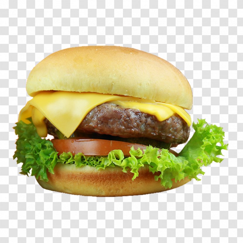 Hamburger Cheeseburger Fast Food Junk Veggie Burger - King Transparent PNG