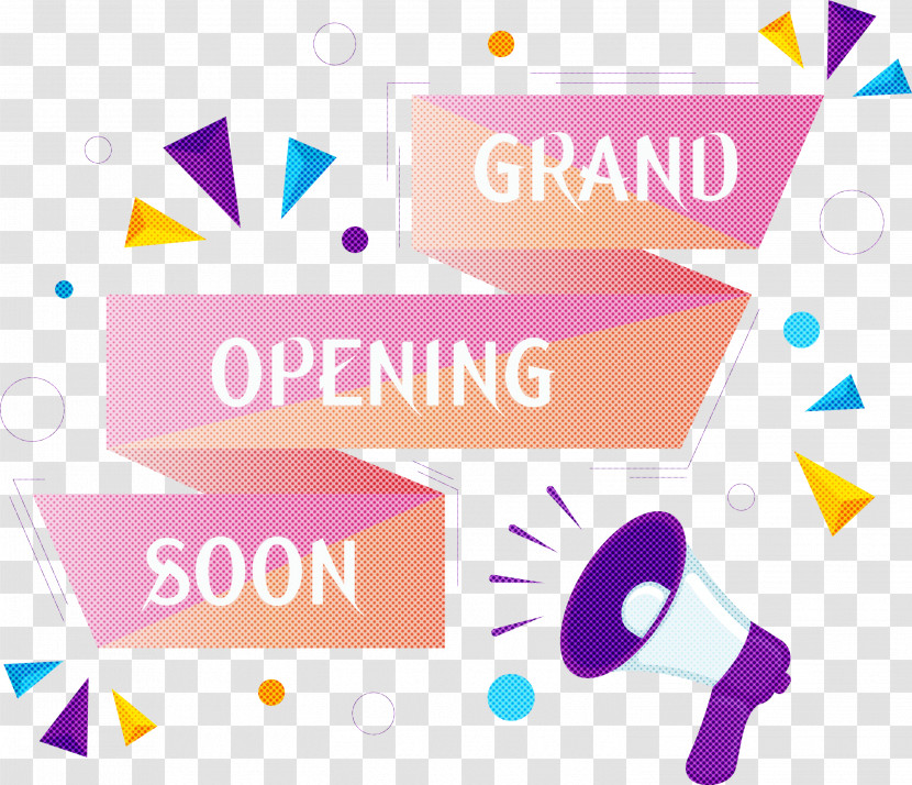 Grand Opening Soon Transparent PNG