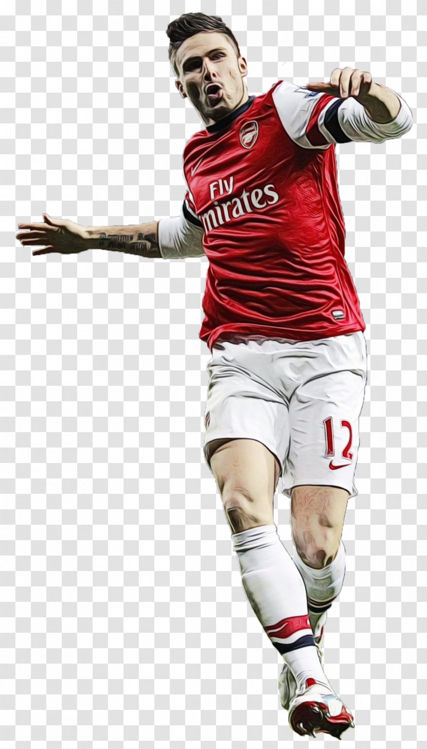 Olivier Giroud Arsenal F.C. Premier League Football Player - Fc - Sleeve Transparent PNG