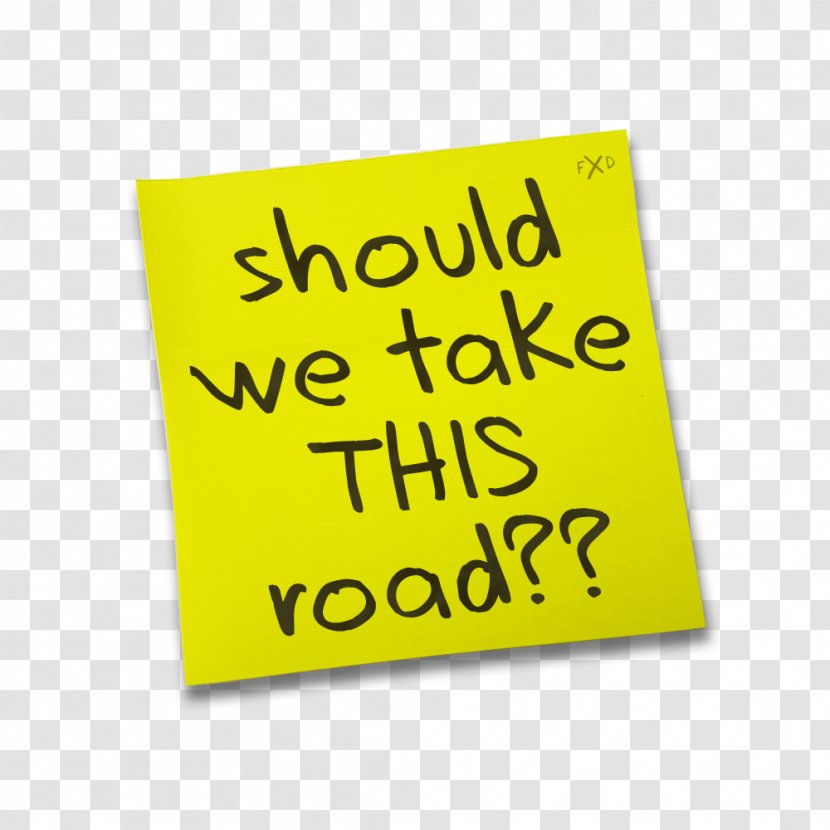 Post-it Note Design Thinking Innovation Human-centered - Consultant - Road Cracks Transparent PNG