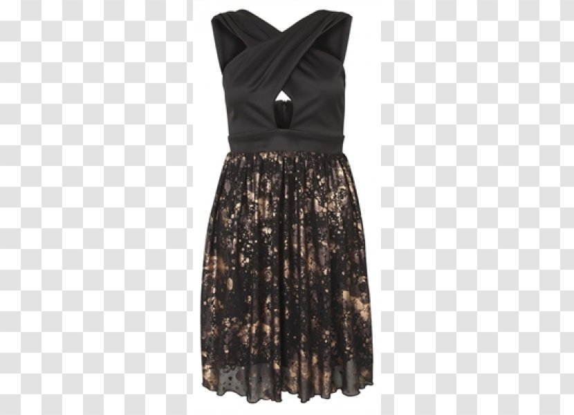 Cocktail Dress Clothing Little Black Satin - Brown - Gold Splash Transparent PNG