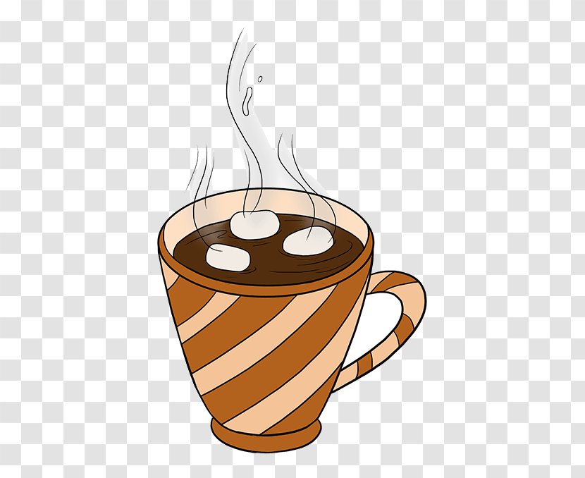 Draw So Cute - Hot Chocolate - Teacup Tableware Transparent PNG
