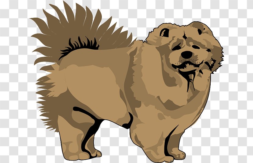 Chow Puppy Dog Breed Cartoon Clip Art - Snout - Fur Transparent PNG