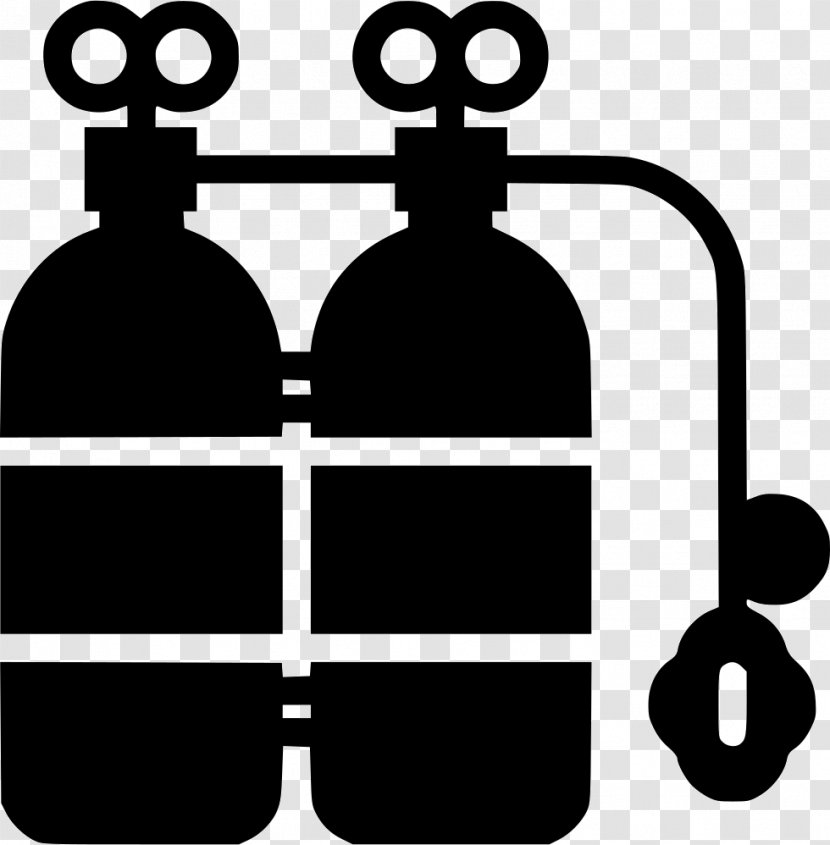 Oxygen Tank Clip Art - Area - Black Transparent PNG