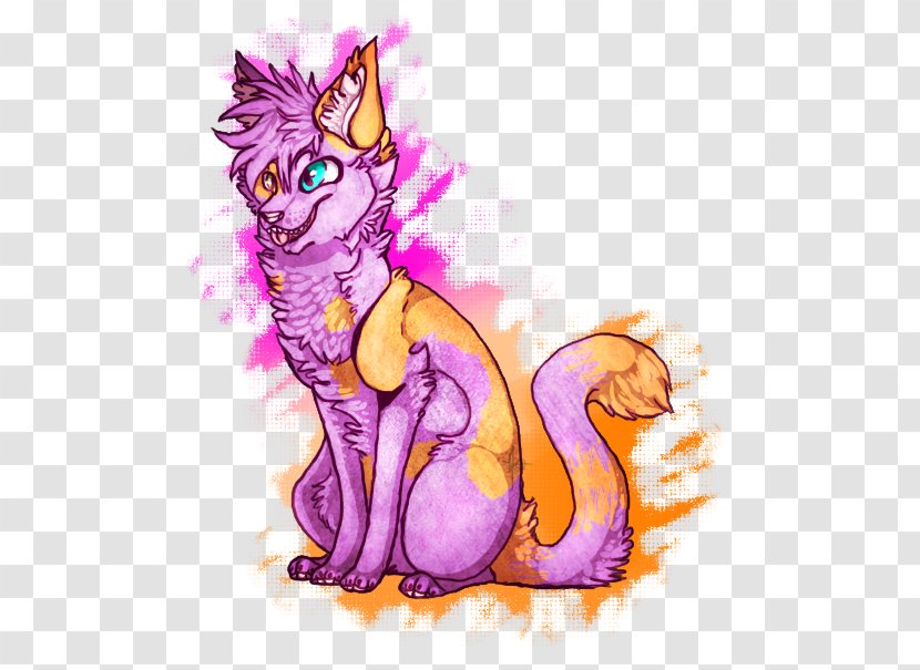 Kitten Whiskers Cat Canidae - Purple - Speak Loudly On The Subway Transparent PNG