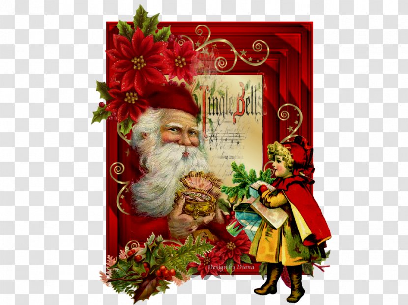 Christmas Ornament Paper Santa Claus Greeting & Note Cards - Apa Style Transparent PNG