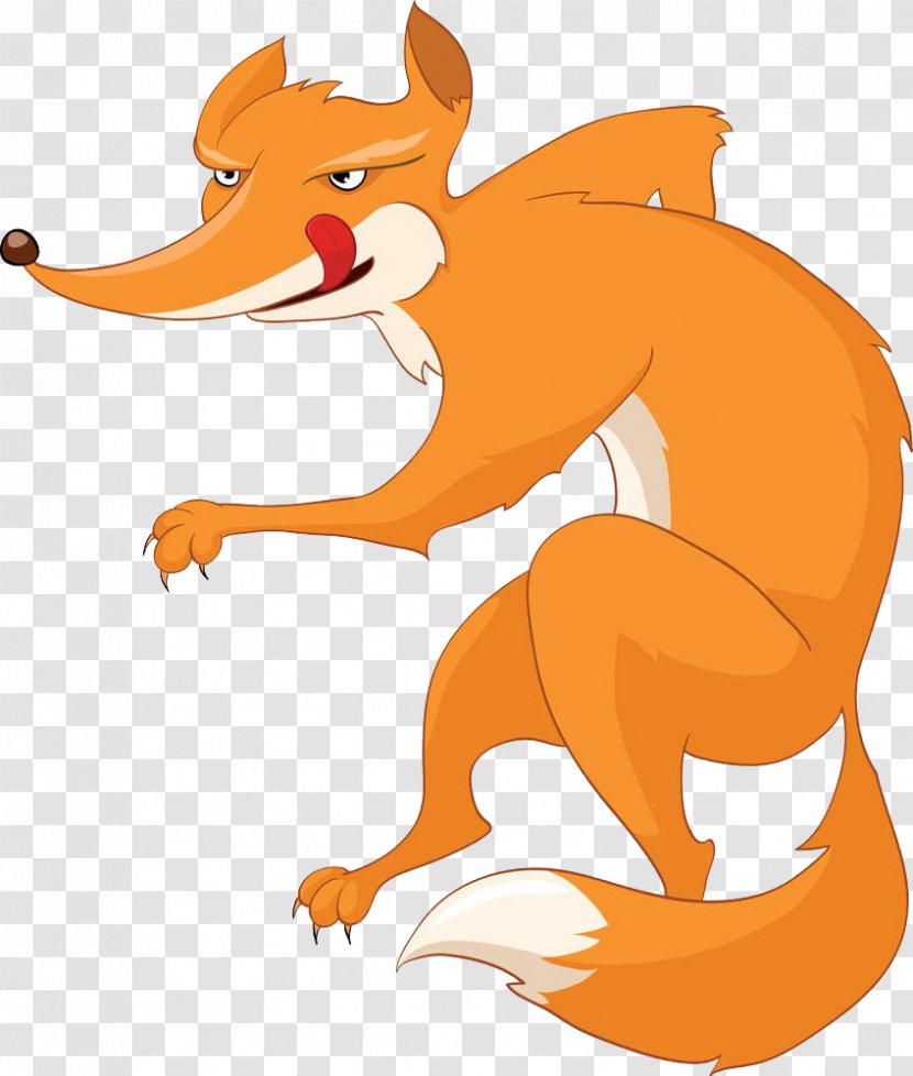 Red Fox Arctic Clip Art - A With Tongue Transparent PNG