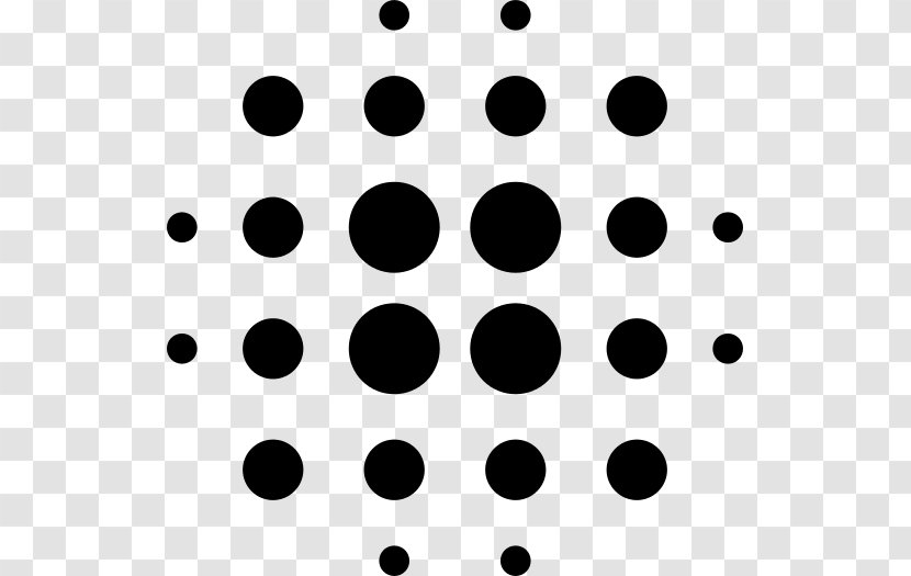 Circle Dot - Black - Halftone Transparent PNG