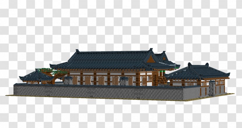 Chinese Architecture Roof Facade Building House - Lego Group - Community Hall Transparent PNG