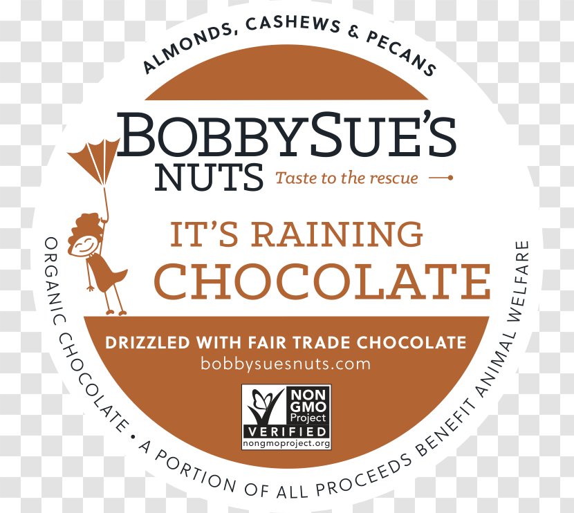 Bobby Sue's Nuts Logo Ingredient Roasting - Text - Its Raining Transparent PNG
