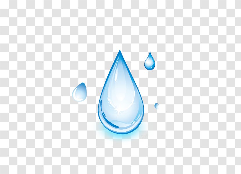 Drop Distilled Water Light - Transparency And Translucency - Cartoon Drops Transparent PNG