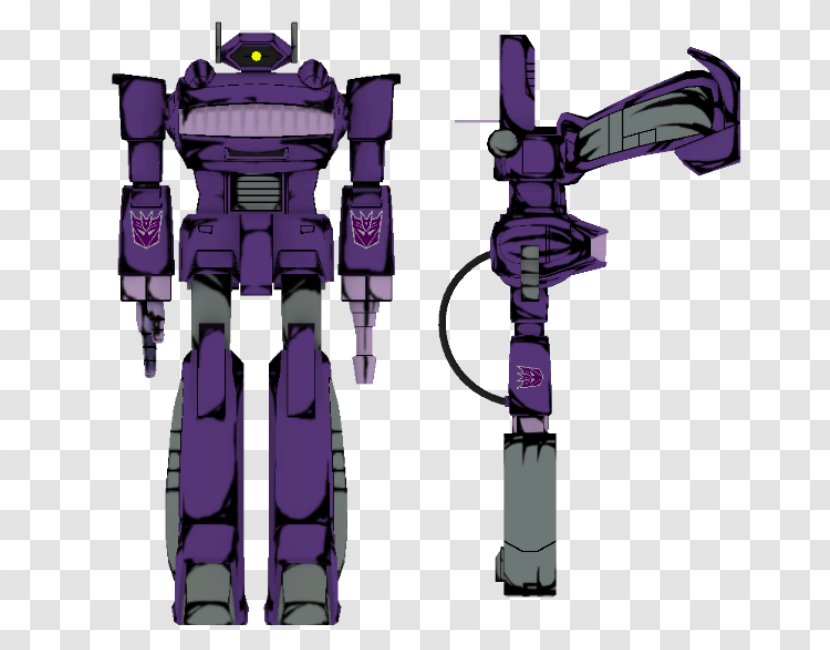 Transformers: Devastation Shockwave Megatron Video Game - Model - Fictional Character Transparent PNG