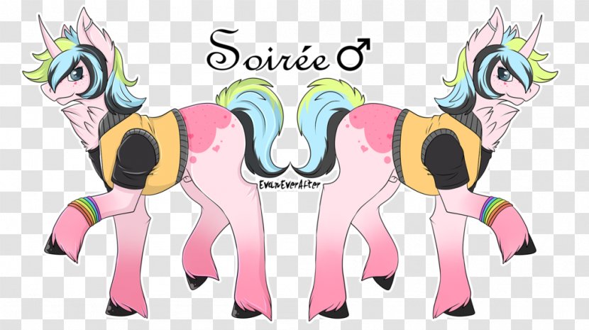 Horse Pink M Cartoon - Heart Transparent PNG