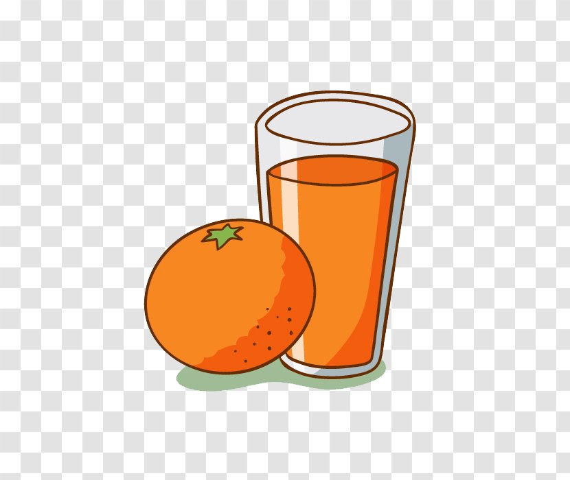 Orange Juice Drink Breakfast - Pint Us - Free To Pull Material Transparent PNG