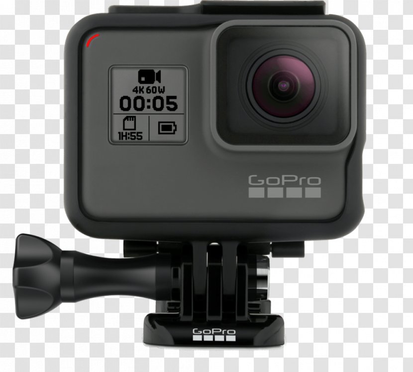 GoPro HERO6 Black Action Camera 4K Resolution - Video Transparent PNG
