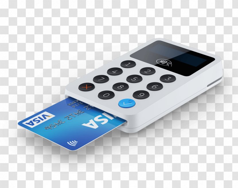 Credit Card Payment Terminal Reader IZettle - Portable Media Player Transparent PNG