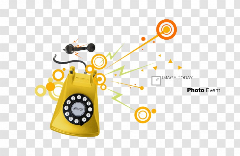 Telephone Call Payphone Marketing Industry - Yellow - Phone Transparent PNG