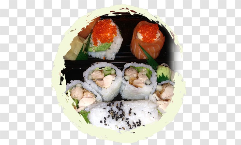 California Roll Sashimi Japanese Cuisine Gimbap Sushi Transparent PNG
