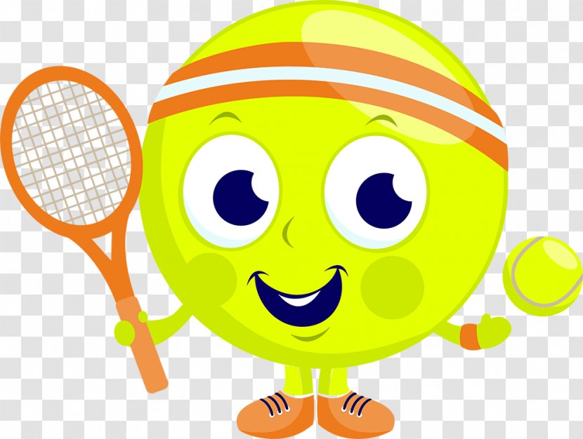 Ball Game Tennis Balls Vector Graphics Racket - Happiness Transparent PNG
