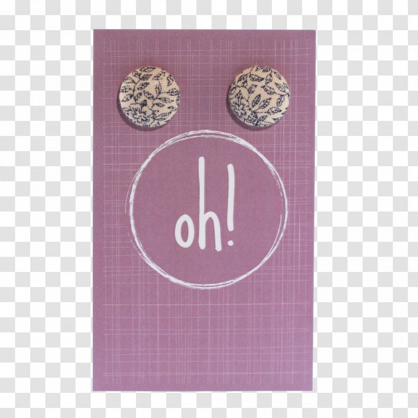 Earring Polka Dot Clothing Accessories Blue Button - Pink - Leaves Transparent PNG