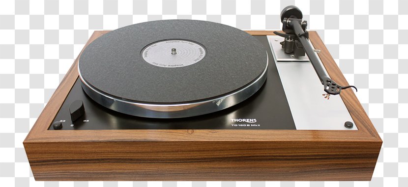Phonograph Record Belt-drive Turntable Thorens - Audio Technica At95ex Cartridge - 1970s Turntables Transparent PNG