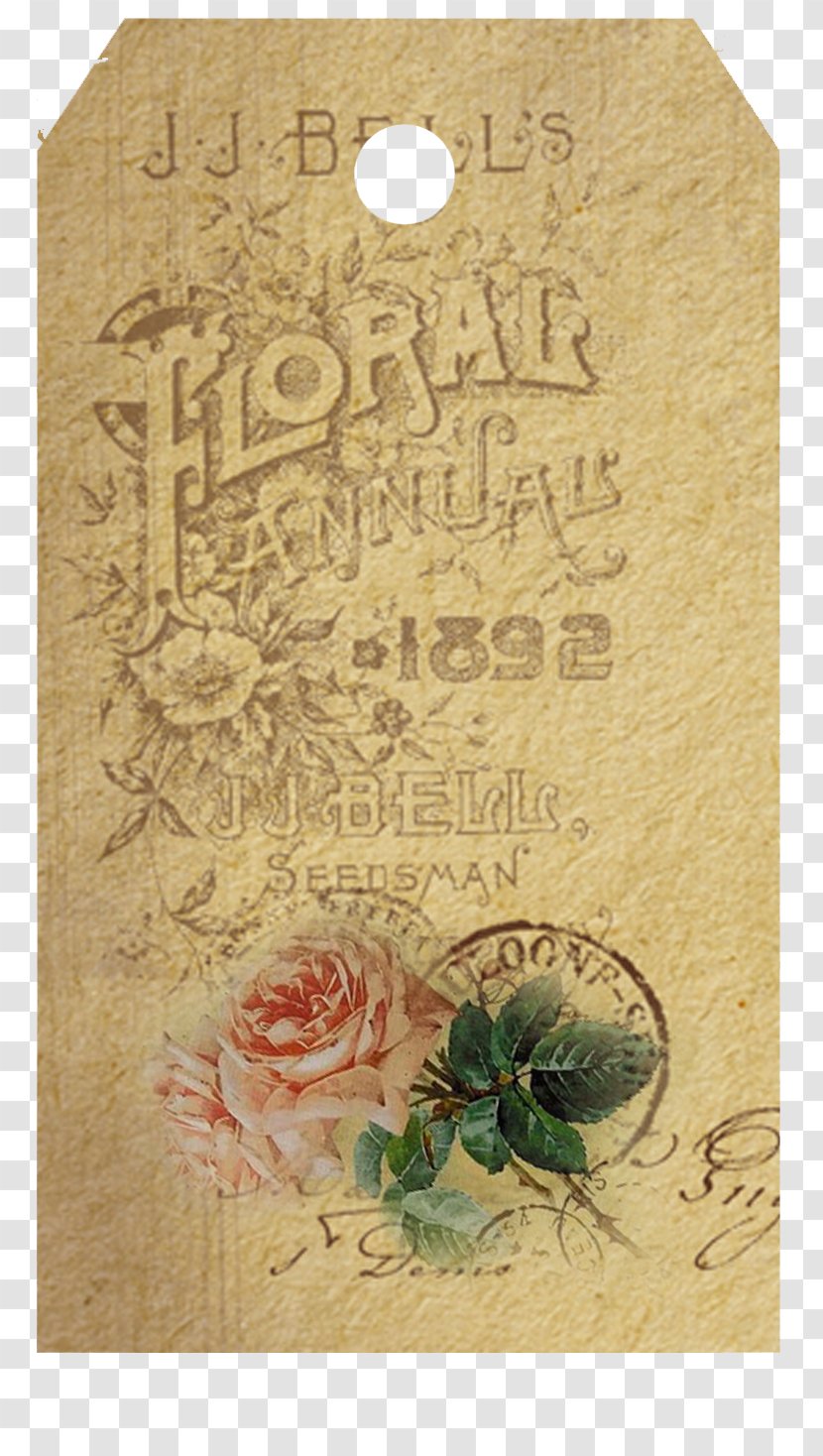 Paper Calligraphy Grave Computer Font Flower - Tinplate - Promotional Cards Transparent PNG