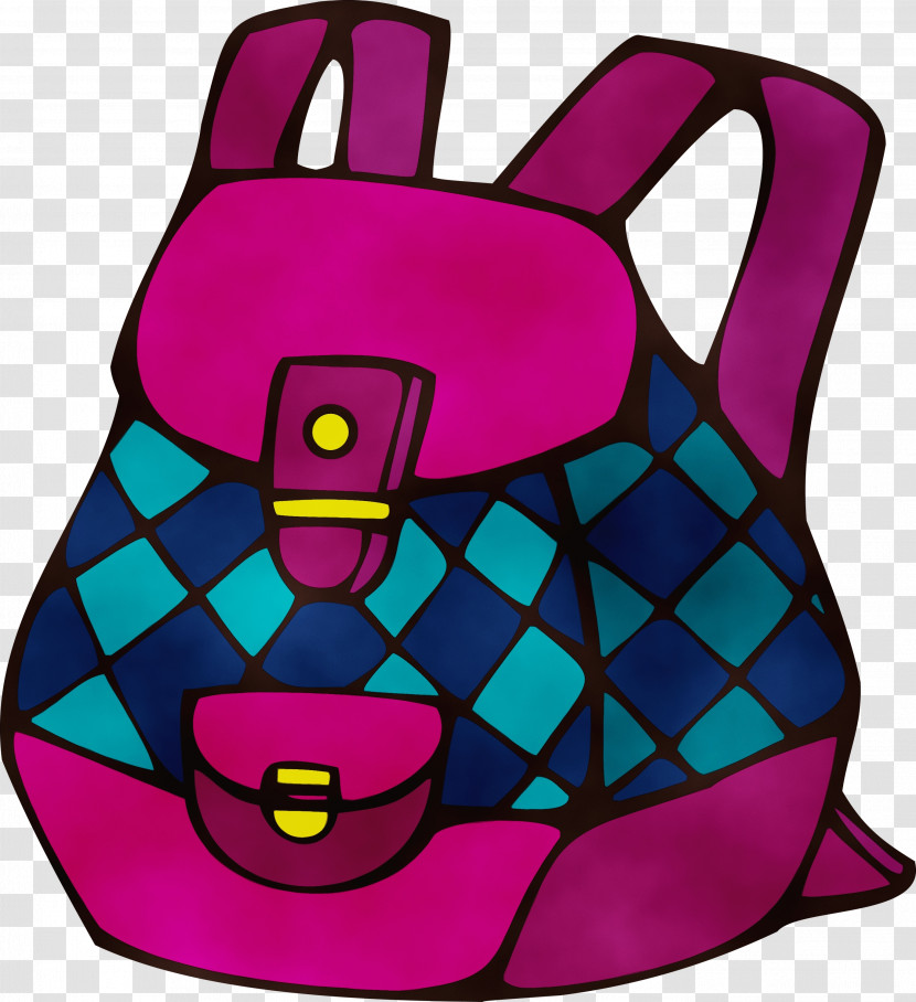 Pink Magenta Bag Transparent PNG