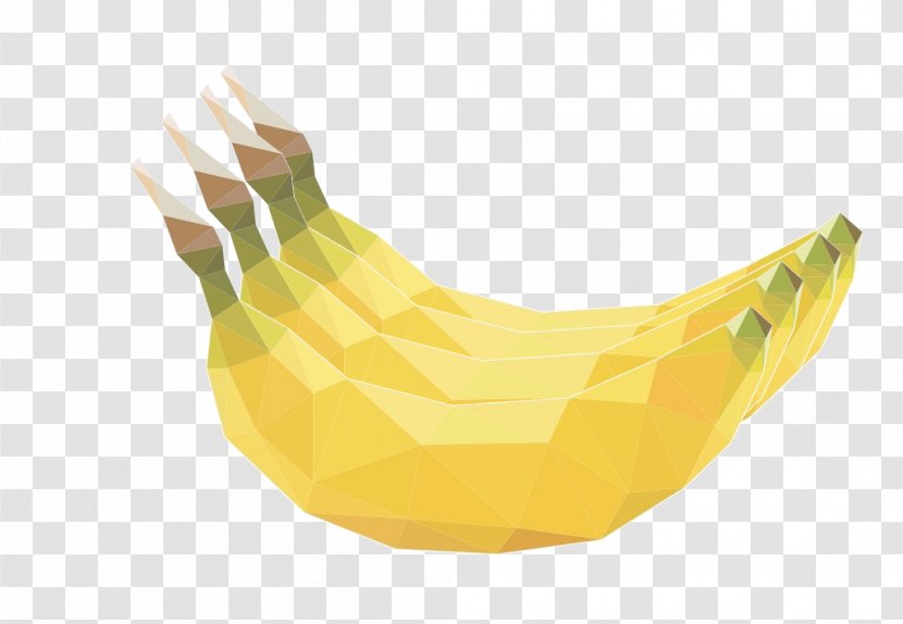 Yellow Beak Illustration - Fruit - Banana Mosaic Transparent PNG