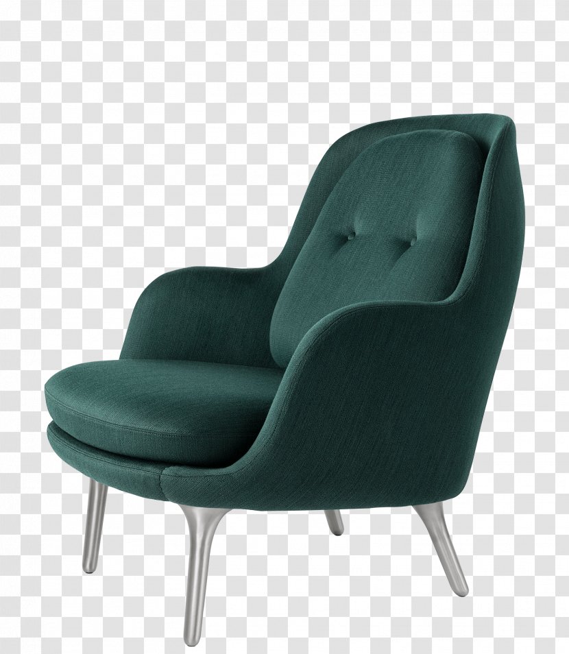 Eames Lounge Chair Fritz Hansen Wing Cushion - Dark Green Transparent PNG