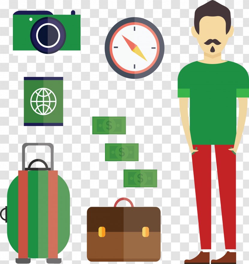 Clip Art - Ppt - Work Of People And Equipment In FIG. Transparent PNG