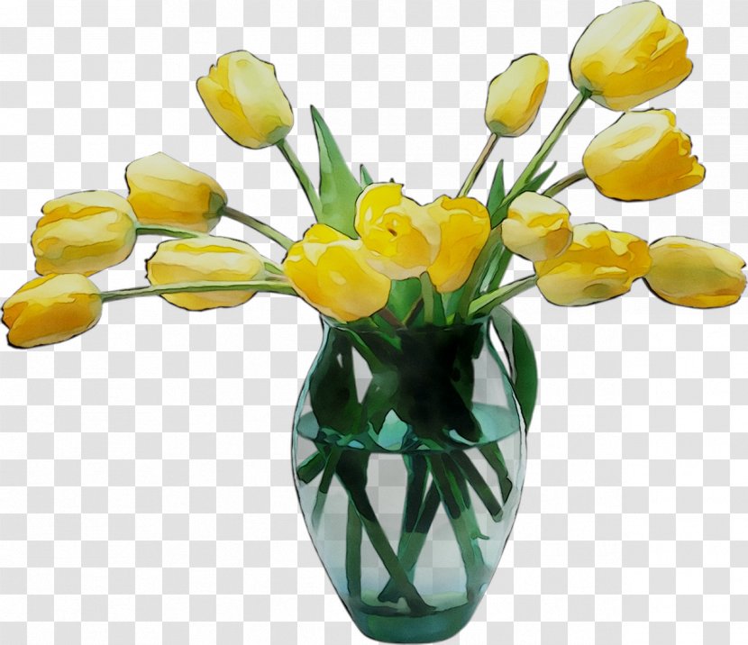 Tulip Floral Design Vase Cut Flowers - Petal Transparent PNG