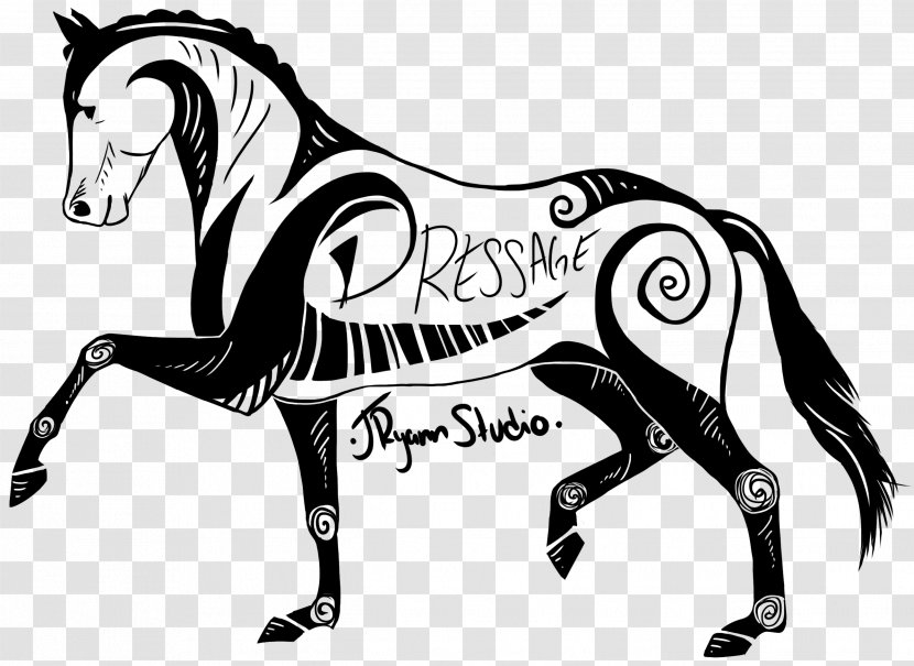 Mustang Pony Halter Mane Bridle - Dog Like Mammal - Original Sticker Transparent PNG
