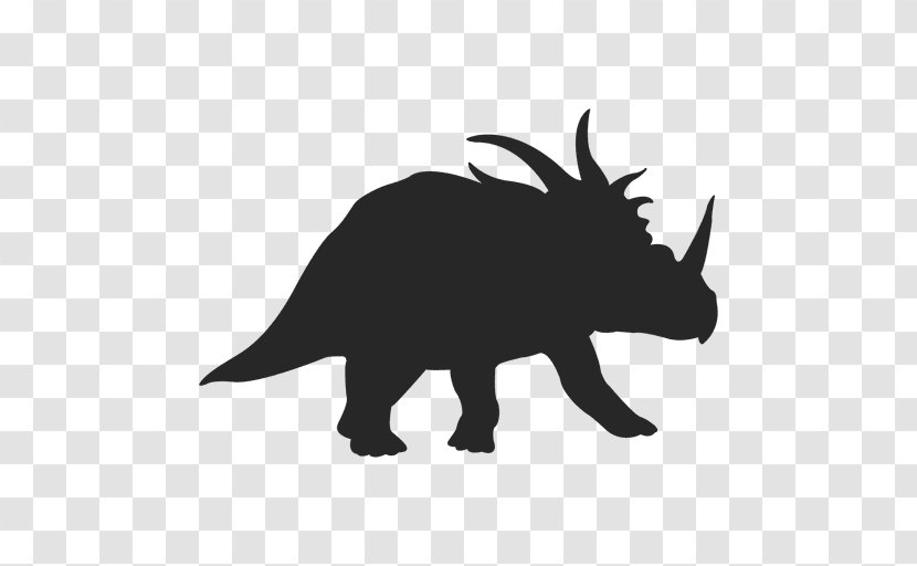 Dinosaur Triceratops Oviraptor Diplodocus Image - Silhouette Transparent PNG
