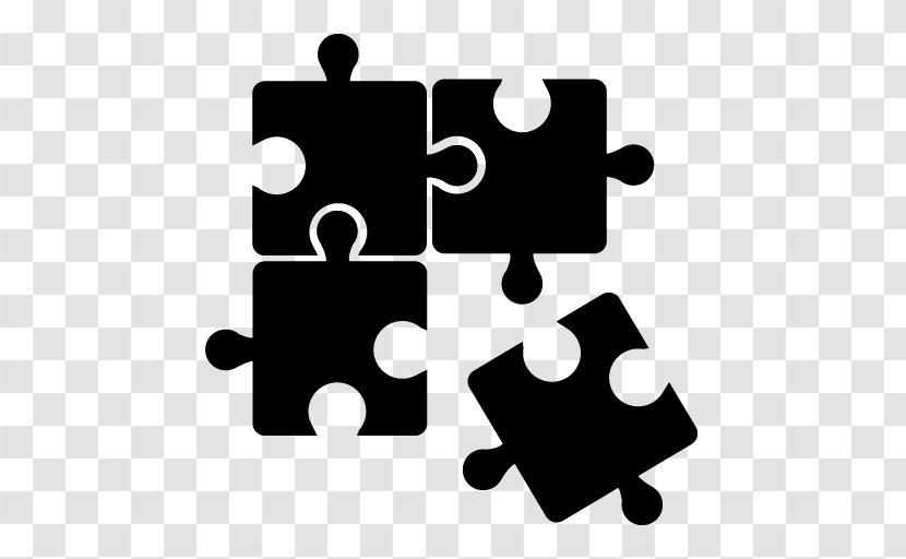Tetris Jigsaw Puzzles - Black And White - Puzzle Transparent PNG