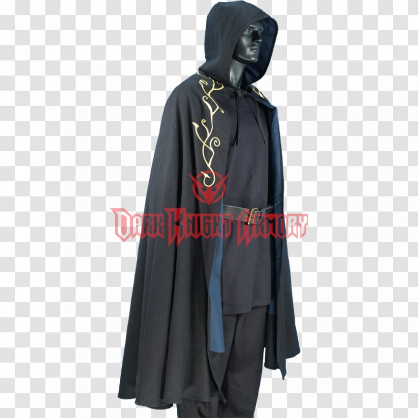 Robe Cloak Hood Cape Clothing - Tunic Transparent PNG