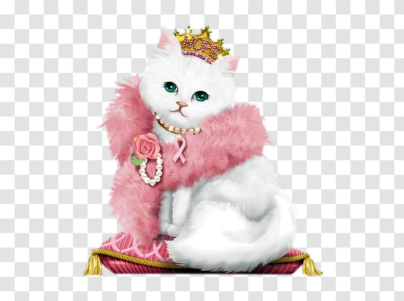 Pink Cat Kitten Clip Art Transparent PNG