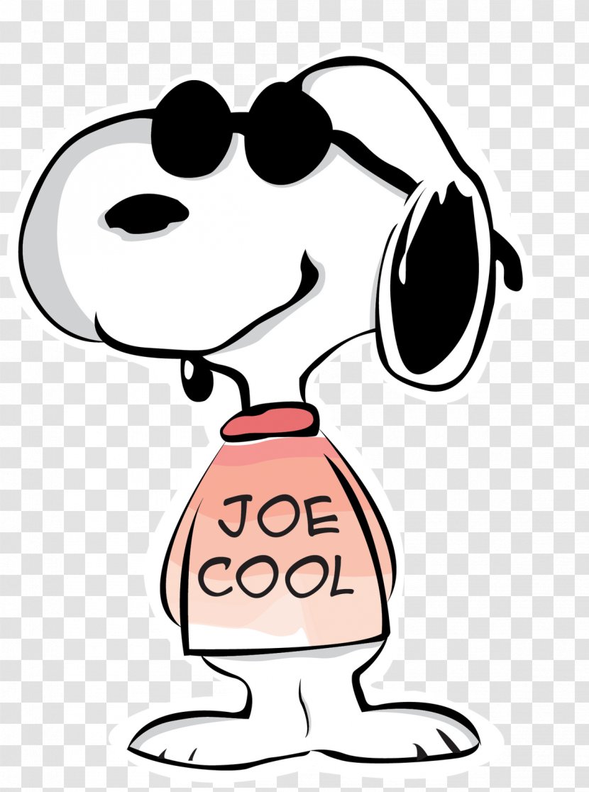 Snoopy: Joe Cool Charlie Brown Woodstock Peanuts - Decal - Compliment Your Mirror Day Transparent PNG