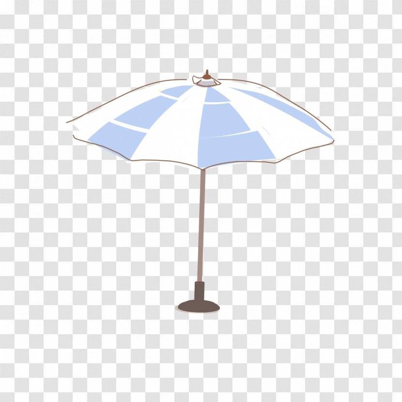 Umbrella Blue White - Sunlight - And Transparent PNG