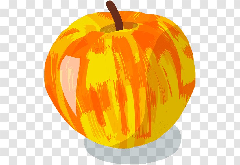 Jack-o'-lantern Apple Reinette Jonagold Initial - Calabaza Transparent PNG
