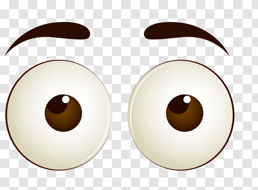 Eye Circle Brown - Cartoon - Blankly Eyes Transparent PNG