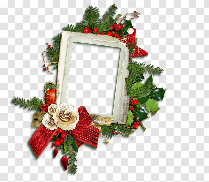 Christmas Day Designs Clip Art Decoration Image - Picture Frames - Border White Background Transparent PNG