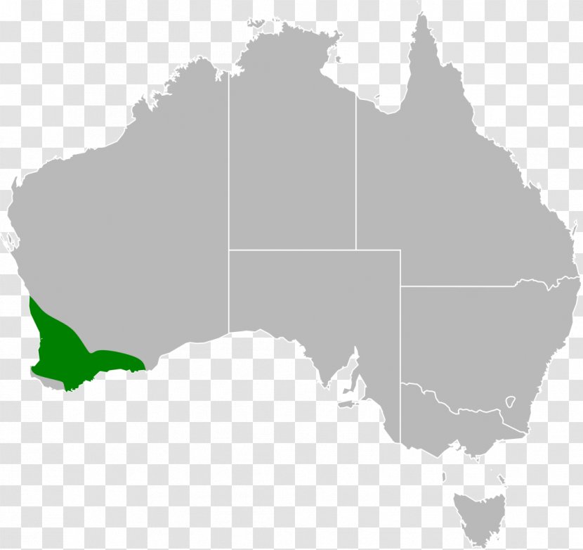 Australia Blank Map Transparent PNG