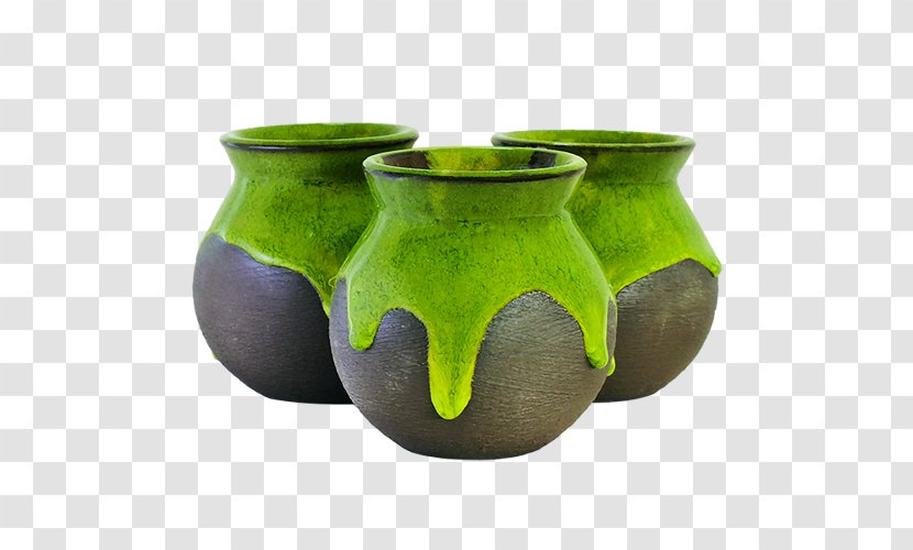 Ceramic Vase Pottery - Flowerpot - Huang Jinbao Gourd Transparent PNG